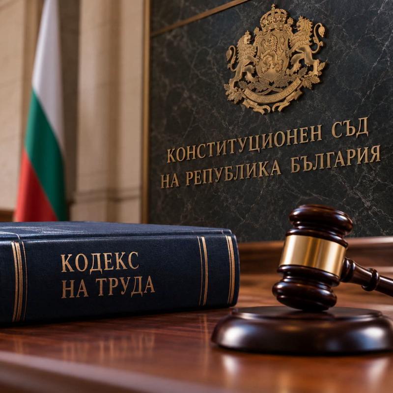 С Решение №17 от 20 октомври 2026 г. Конституционният съд обяви за противоконституционни измененията в чл. 355, ал. 1–4 от Кодекса на труда